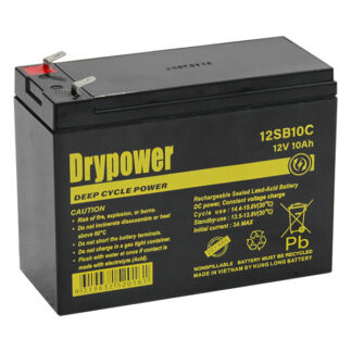 Drypower 12SB10C Deep Cycle Sealed Lead Acid Battery 10ah 12v