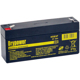 Drypower 6SB3P Backup and Main Power Battery 3ah 6v